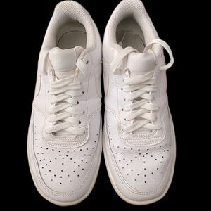 White leather Nike womens 8